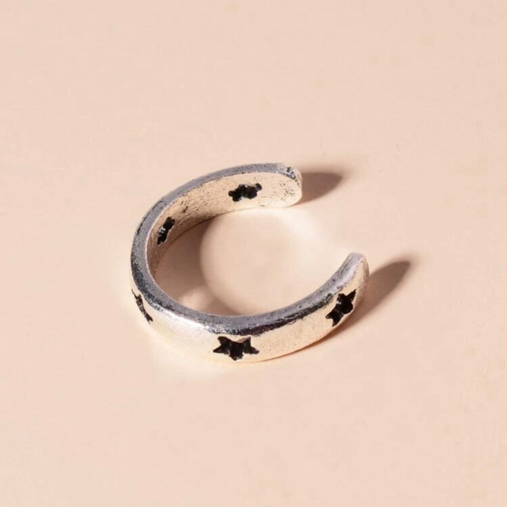 Silver Star Toe Ring - Picture 2 of 6